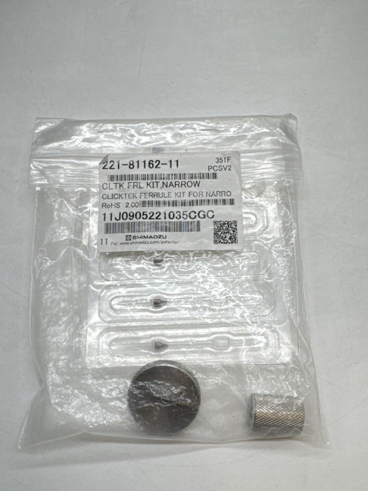 New Shimadzu 221-81162-11 ClickTec ferrule kit for Narrow