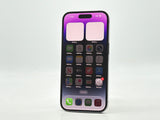 Unlocked Apple iPhone 14 Pro A2650 128GB Deep Purple - Cracked Read! image 1