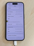 Unlocked Apple iPhone 15 Pro A2848 256GB Black Titanium - Cracked Read! image 4