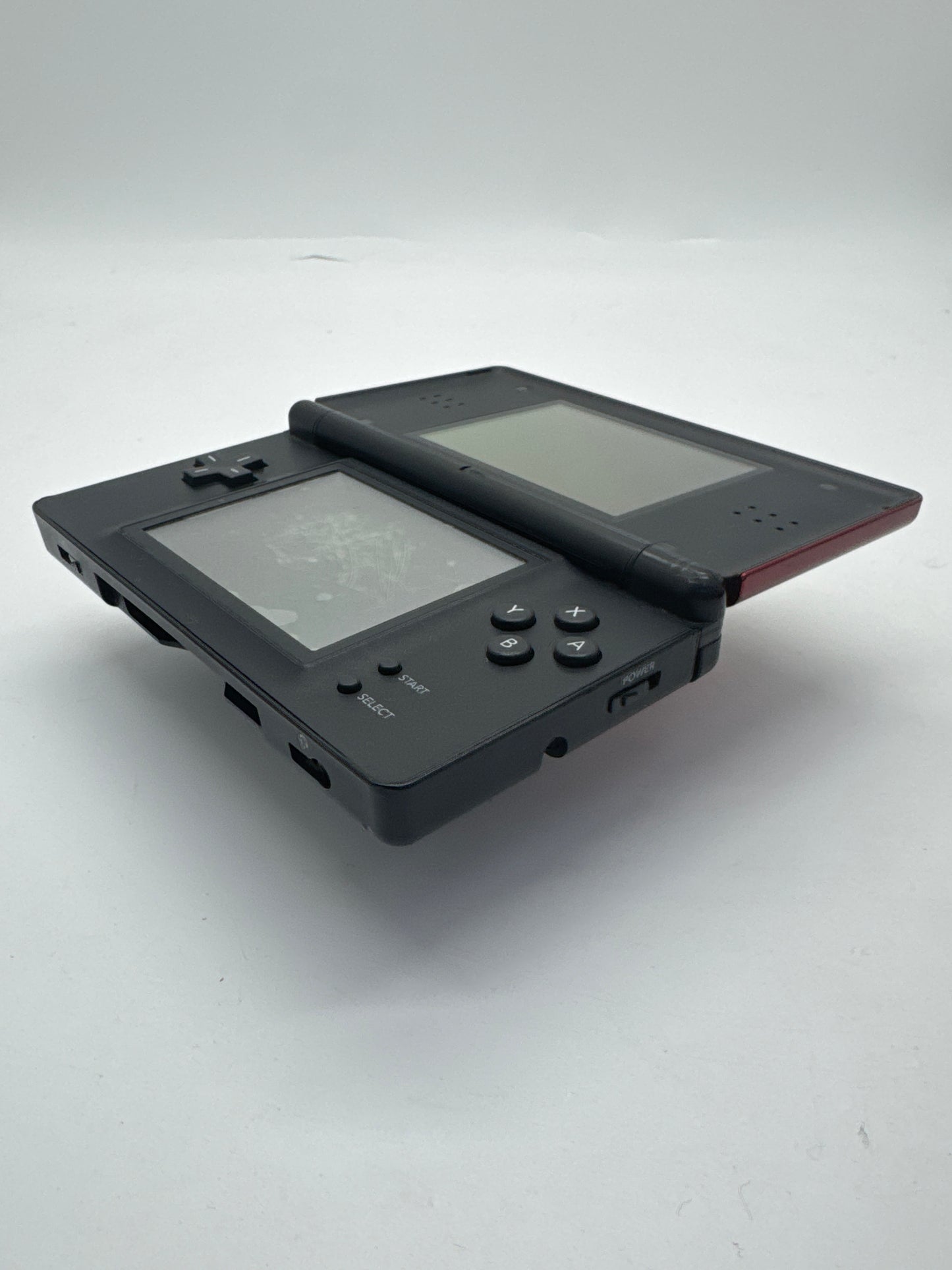 Nintendo DS Lite USG-001 Red Black Handheld Video Game Console Only AS IS