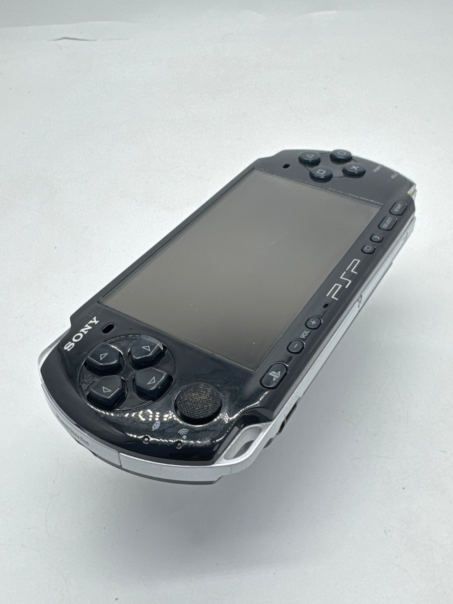 Sony PSP-3000 Piano Black Console #304 No Battery or Lid No Charger BAD UMD AS IS