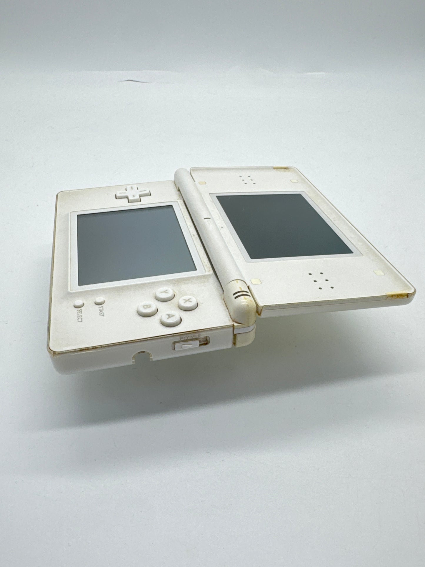 Nintendo DS Lite USG-001 Polar White Console #43 Loose Hinge