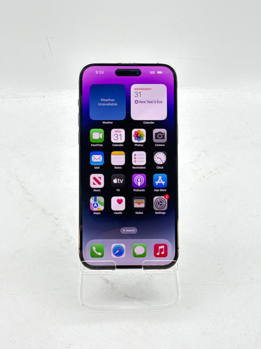 AT&T Apple iPhone 14 Pro Max A2651 128GB Deep Purple 82% Battery Health