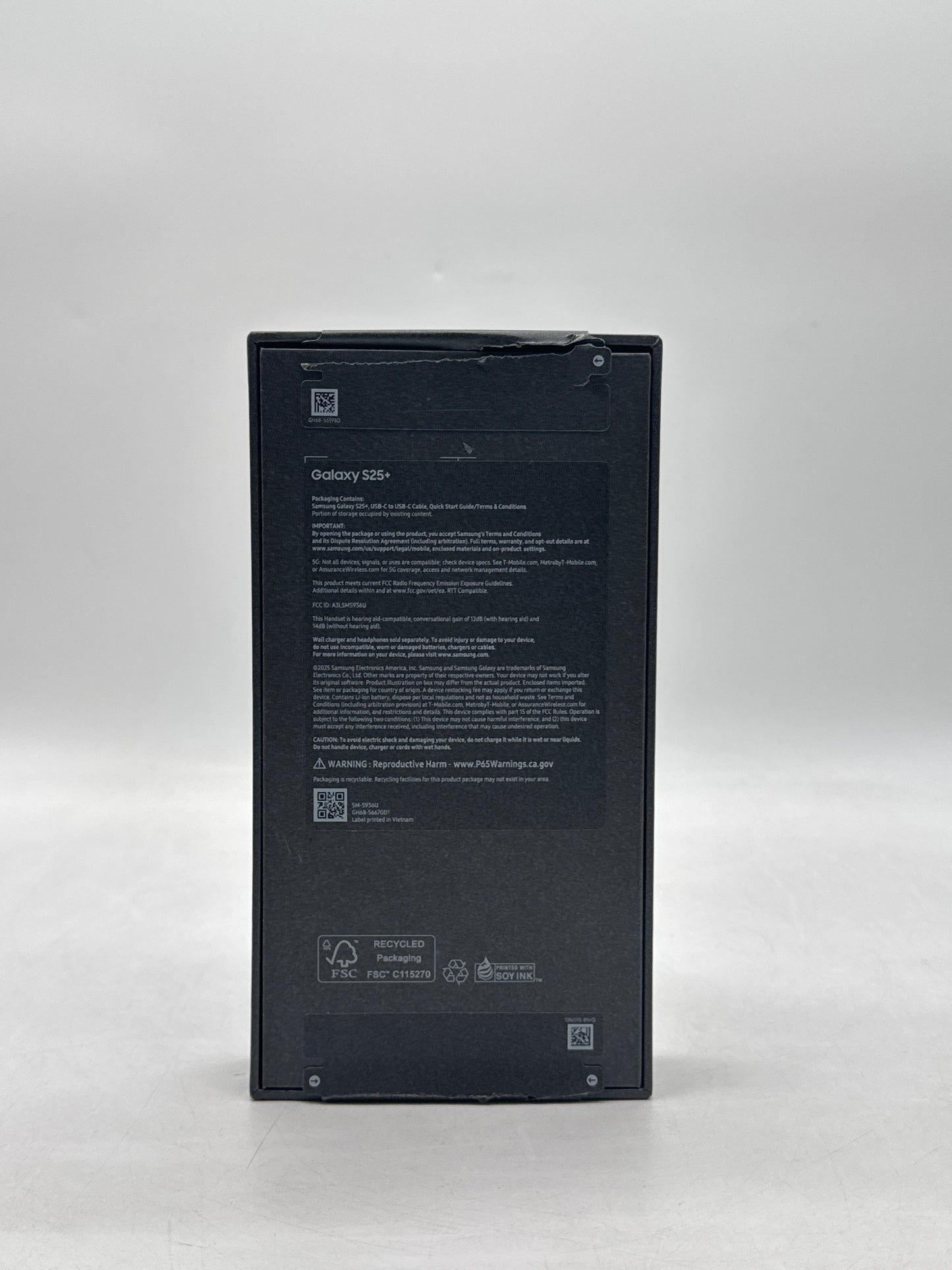 T-Mobile Samsung Galaxy S25+ 6.7" SM-S936U 256GB 12GB RAM Navy - New Open Box