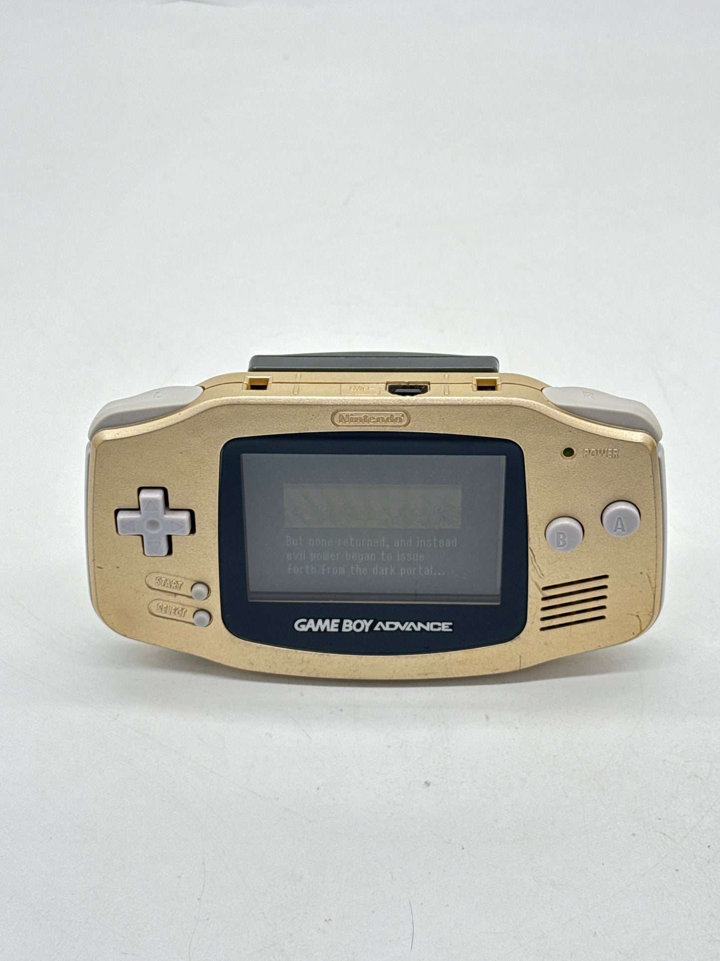 Nintendo Game Boy Advance AGB-001 Gold Console #393