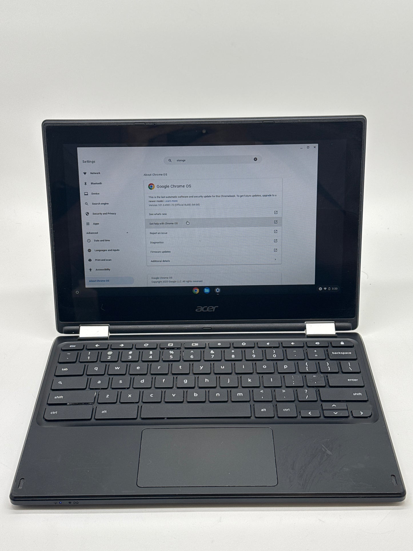 Acer Chromebook N15Q8 13-inch Core i3 4GB RAM 32GB Memory