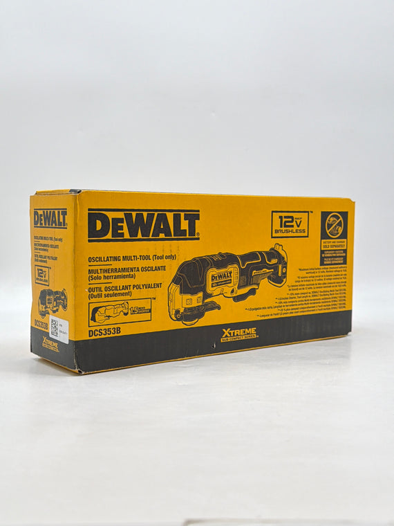 New DEWALT DCS353B 12V MAX Brushless Oscillating Multi-Tool Only