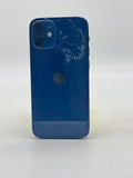 Unlocked Apple iPhone 12 Mini A2176 64GB Blue - Cracked Read! image 2