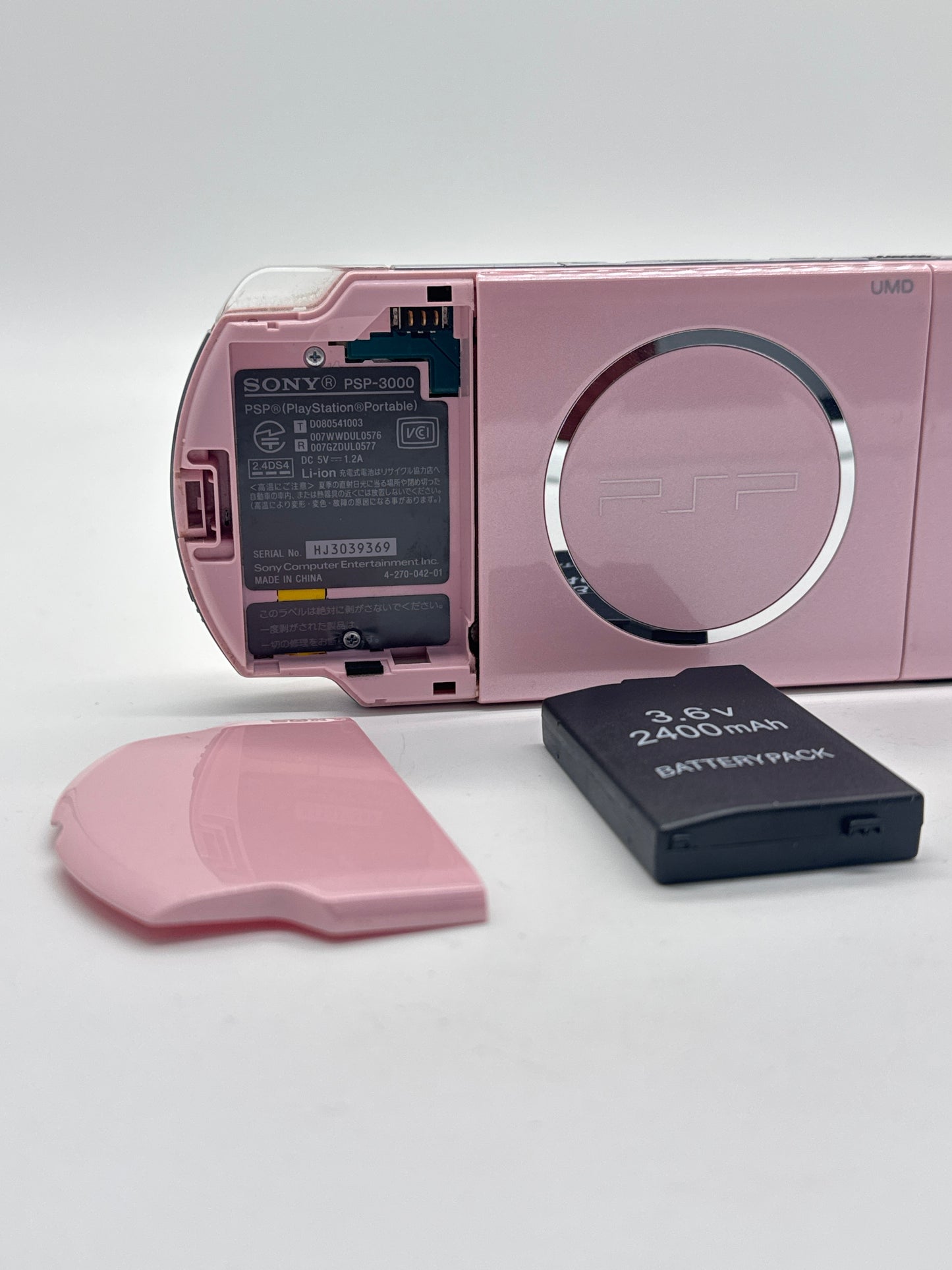 Sony PlayStation Portable PSP-3000 Blossom Pink Console w/ 2400mAh Battery #88