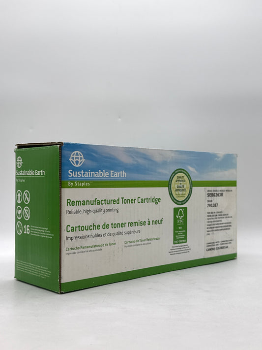 New Sustainable Earth Toner Cartridge By Staples SEB0263R for Canon 0263B001AA