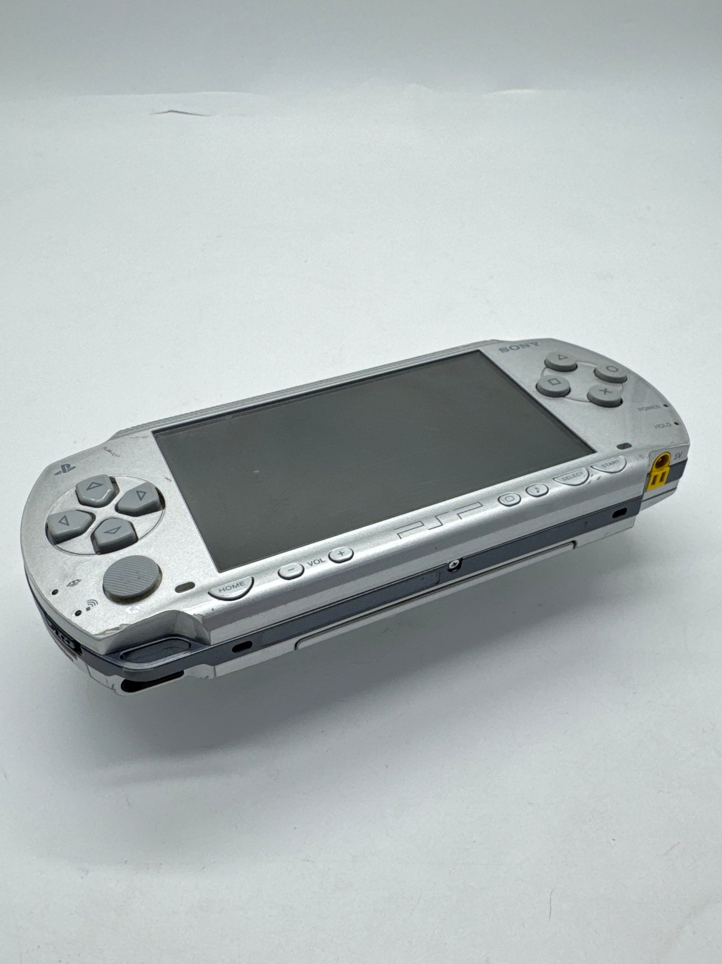 Sony PlayStation Portable PSP-1000 Mystic Silver Console w/ 2400mAh Battery #91