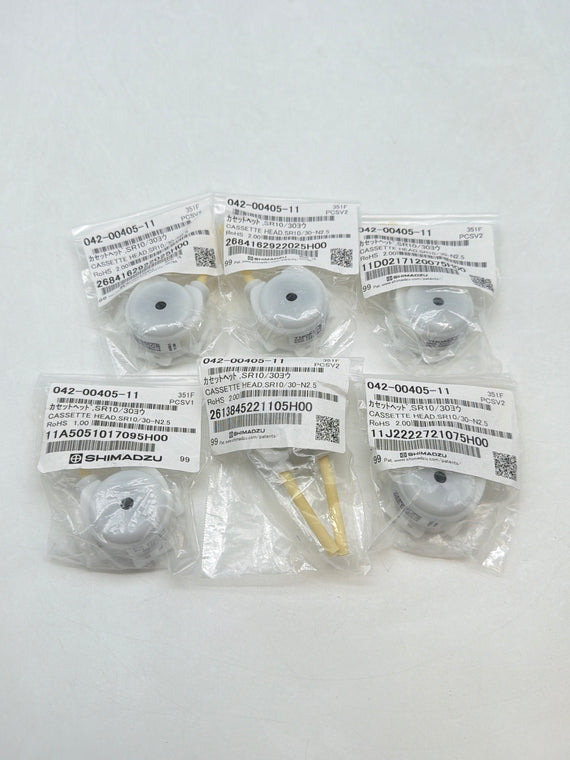 New Shimadzu 042-00405-11 CASSETTE HEAD - Lot of 6
