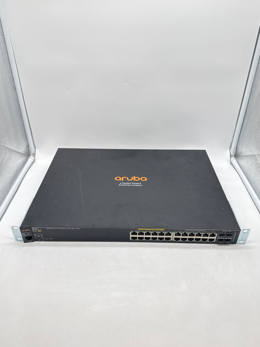 Lot of 2 Aruba 2530-24G PoE+ J9773A 24-Port Gigabit Network Switch