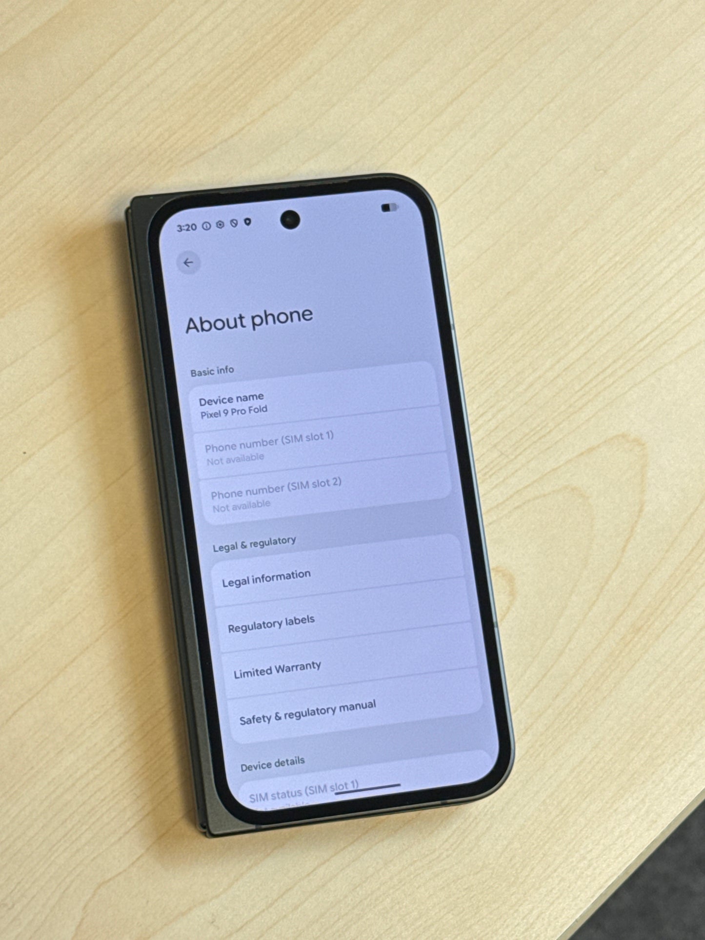 Unlocked Google Pixel 9 Pro Fold 8.0" GGH2X 256GB 16GB RAM Obsidian