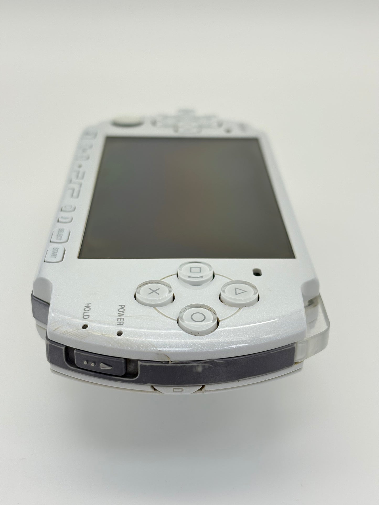 Sony PSP-3000 Crystal White Console #204 w/1200 mAh Battery