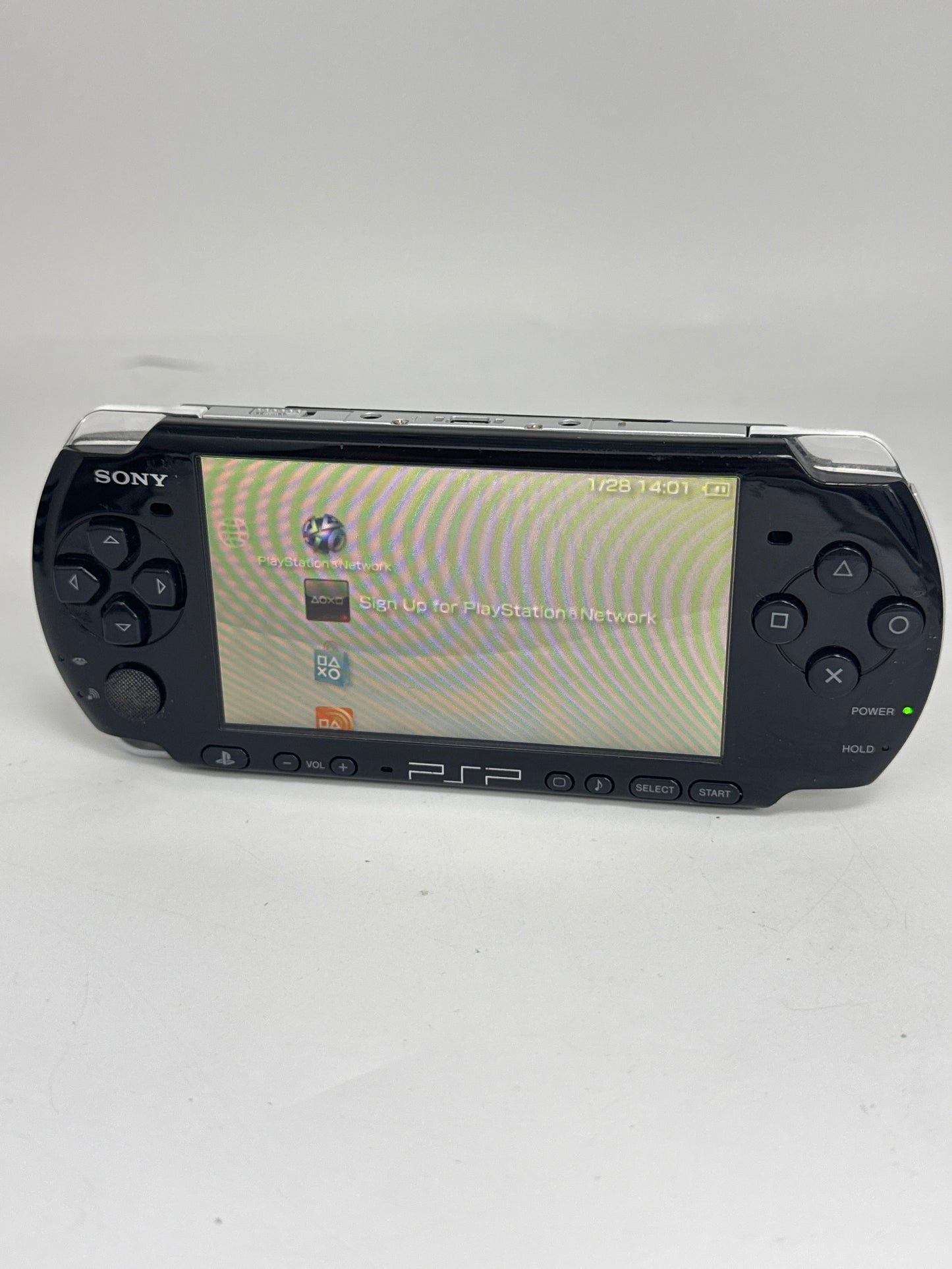 Sony PSP-3000 Piano Black Console #304 No Battery or Lid No Charger BAD UMD AS IS