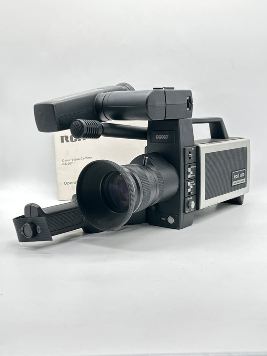 Vintage 1980 RCA CCO7 Color Video Camera - w/ Original Box - Untested