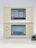 Nintendo DS Lite USG-001(JPN) Polar White Console - Bad left Bumper image 5