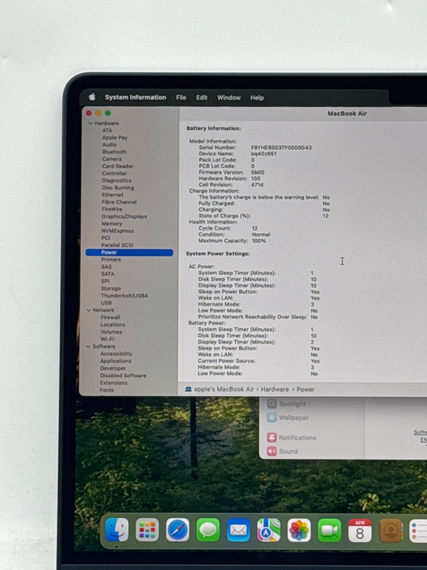 2025 Apple MacBook Air 13.6" A3240 M4 10C-CPU 10C-GPU 16GB RAM 512GB SSD 12 Cycle