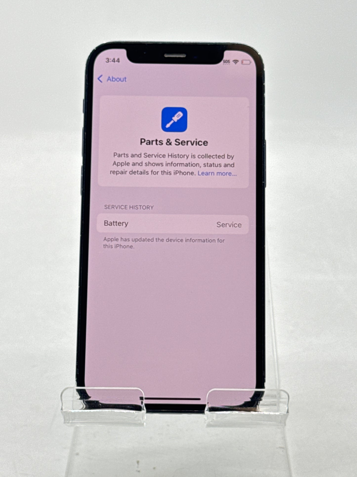 Unlocked Apple iPhone 12 Mini A2176 128GB Black - Service Battery 79%