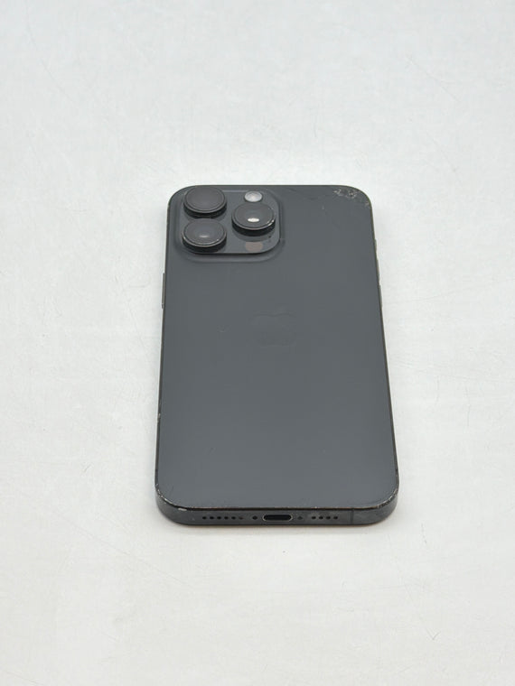 Apple iPhone 15 Pro Max A2849 256GB Black Titanium - Cracked Read!