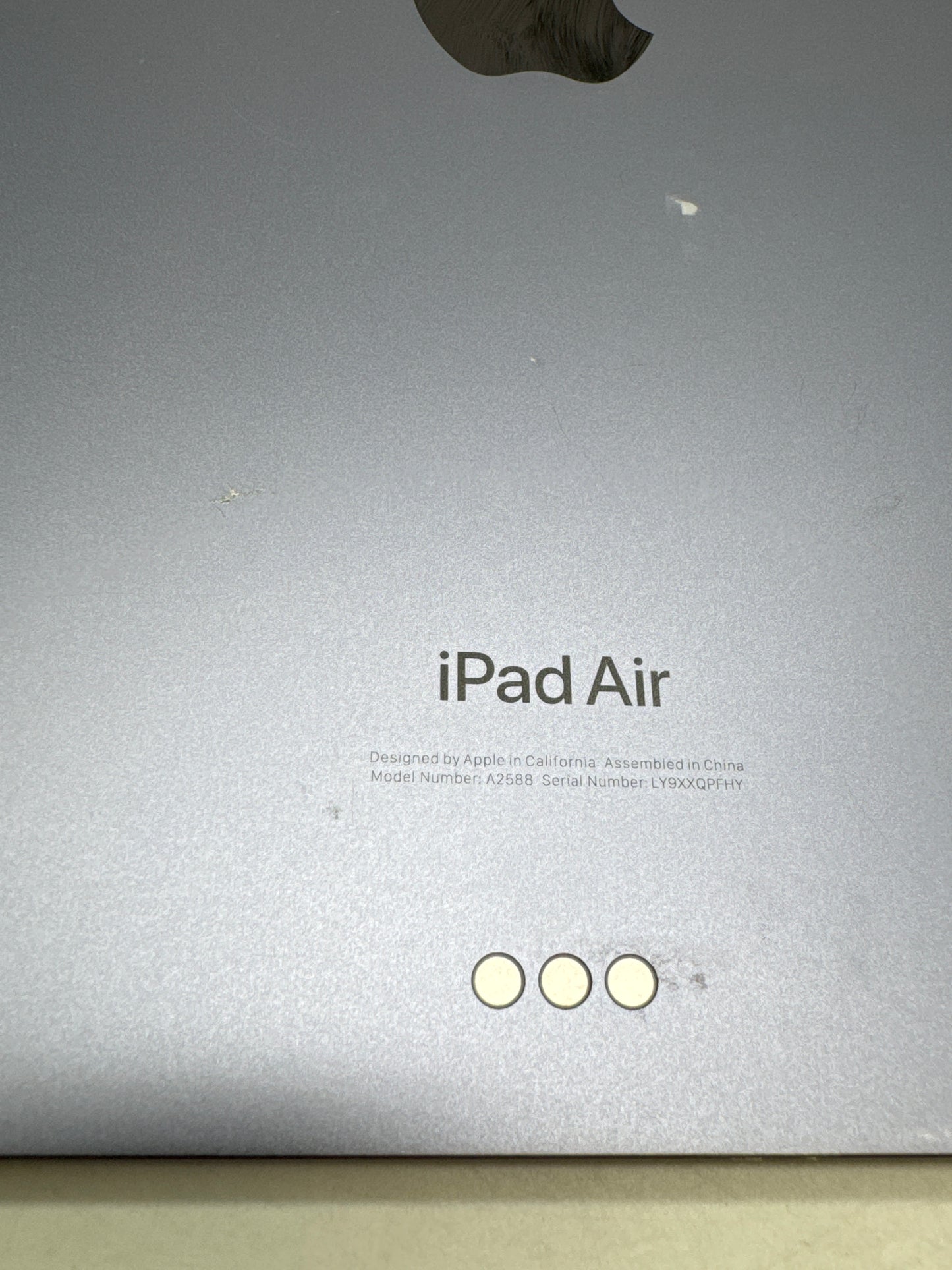 Apple iPad Air 5th Gen 10.9" A2588 M1 256GB Wi-Fi Only Purple