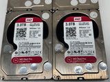 Lot of 5 WD Red Pro WD3001FFSX-68JNUN0 3TB 3.5" SATA NAS Hard Drive image 2