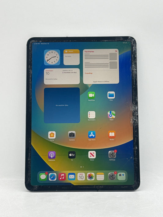 Unlocked Apple iPad Pro 2nd Gen 11.0" A2068 128GB Cellular - Broken Front Read!