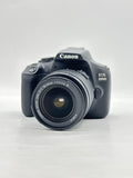 Canon EOS 2000D 24.1MP Digital SLR Camera Black with EF-S 18-55 f/3.5-5.6 IS III image 1