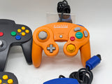 Nintendo Controllers Lot 3x N64 NUS-005 + GameCube DOL-003 Orange - Untested image 5