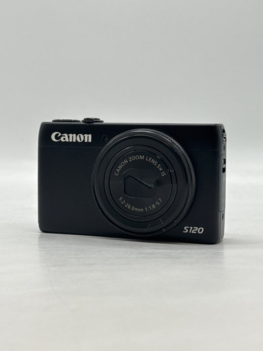 Canon PowerShot S120 12.1MP Digital Point-And-Shoot Camera - Parts Read!