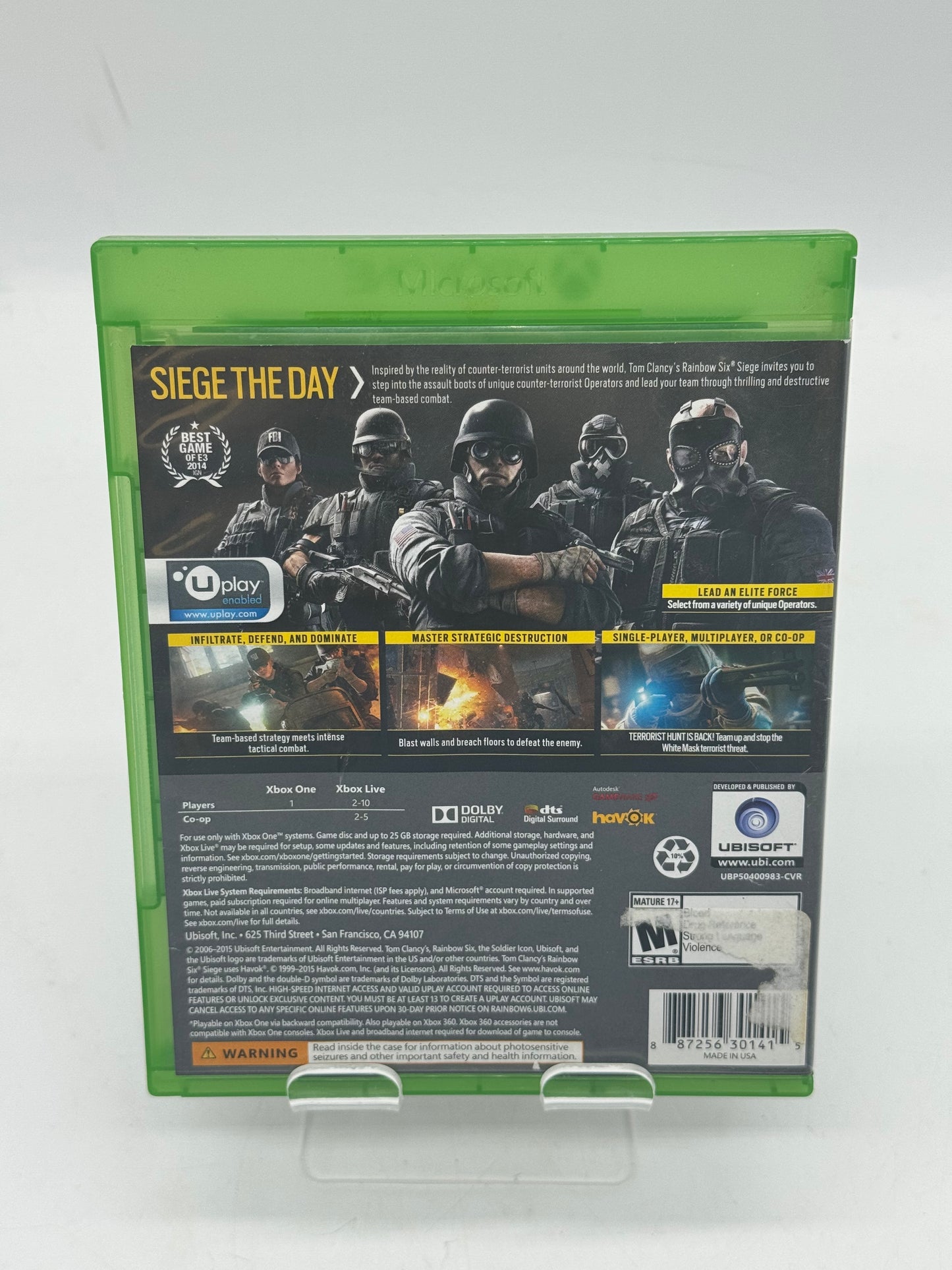 Rainbow Six Siege - Xbox One / Xbox One S / Xbox One X / Xbox Series S/X