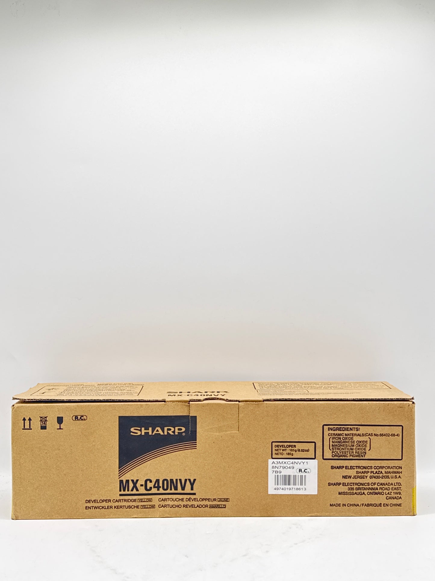 Genuine Sharp MX-C40NVY Yellow Developer