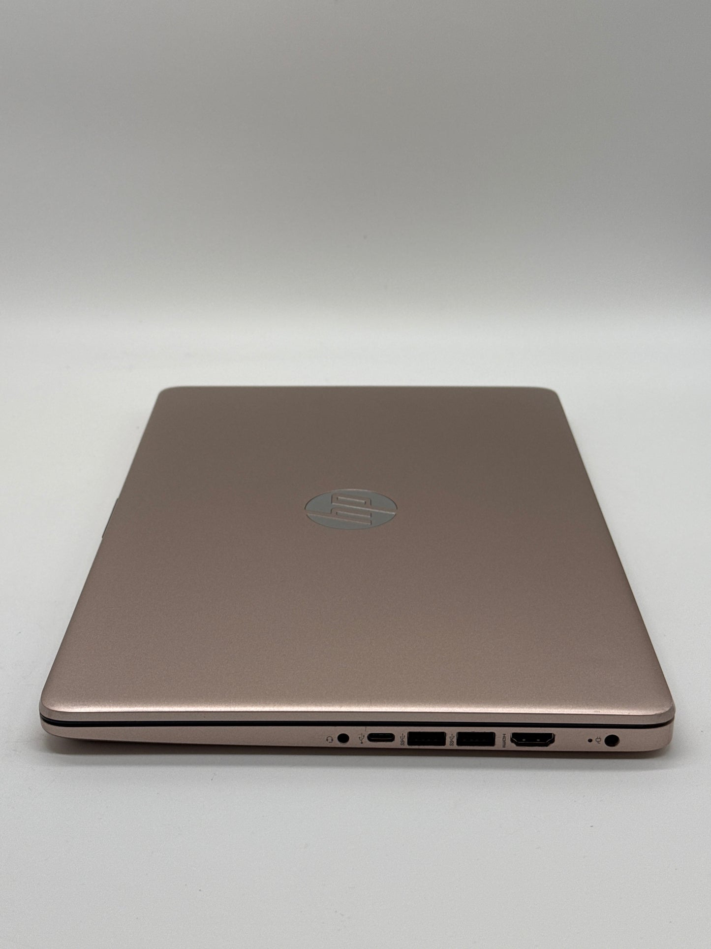 HP Touchscreen Laptop 14-DQ0070NR 14" Celeron N4120 4GB RAM 64GB SSD Rose Gold - Used