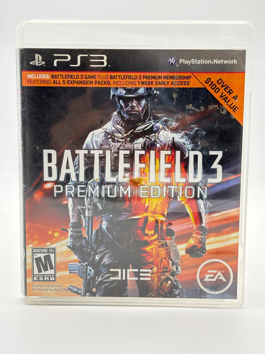 Battlefield 3 Premium Edition Sony PlayStation 3 PS3 Video Game Free Shipping