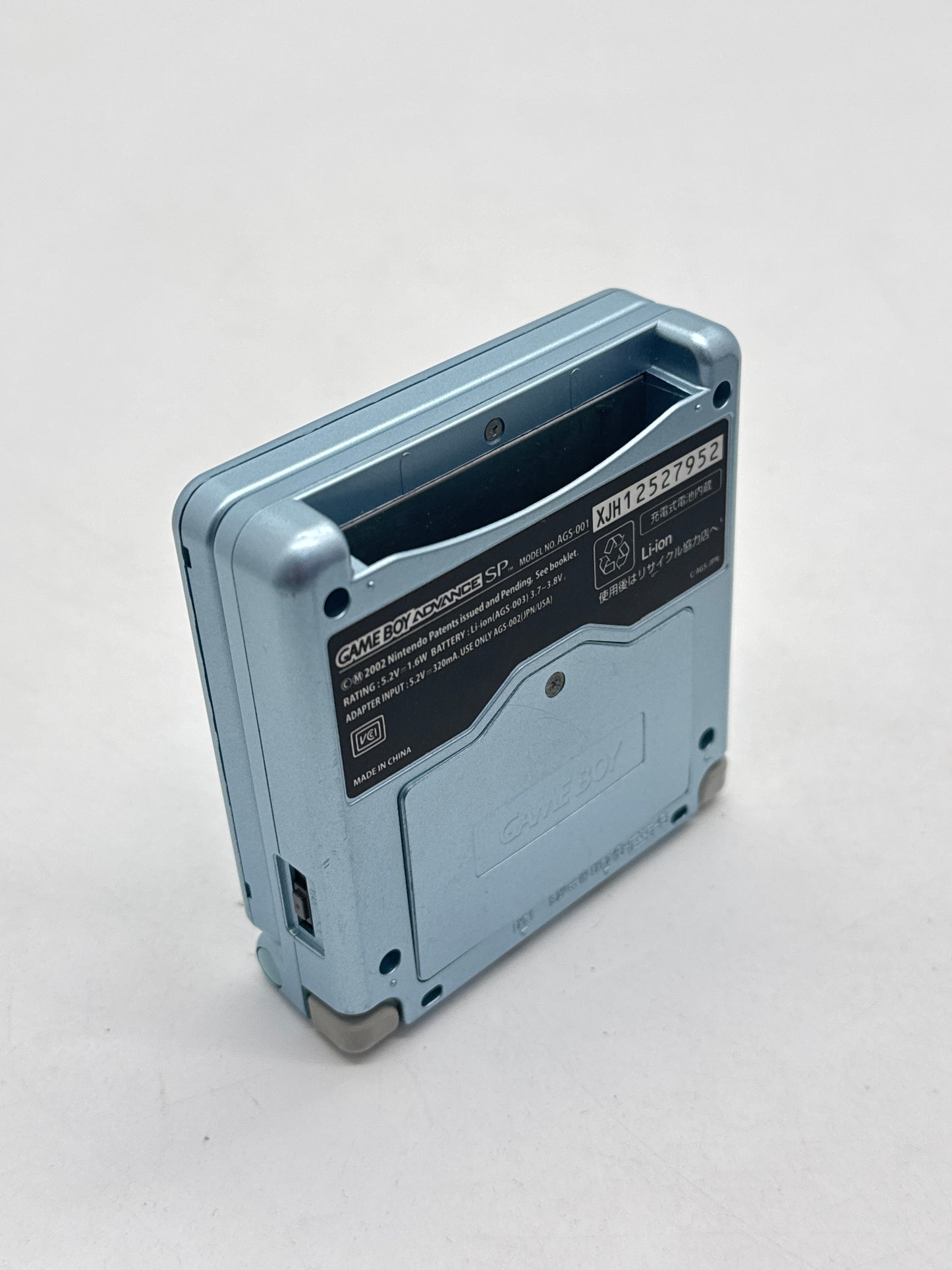 Nintendo Game Boy Advance SP AGS-001 Pearl Blue Console Only #401