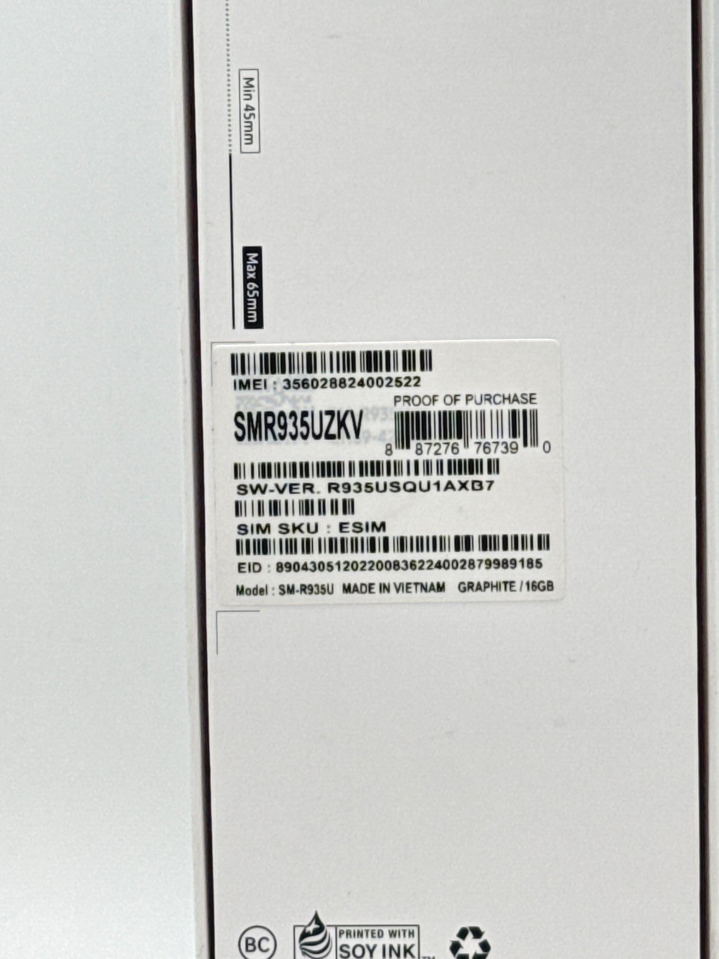 Samsung Galaxy Watch 6 40mm Wi-Fi LTE Model SM-R935U