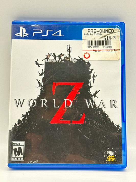 World War Z PlayStation 4 - Free Shipping