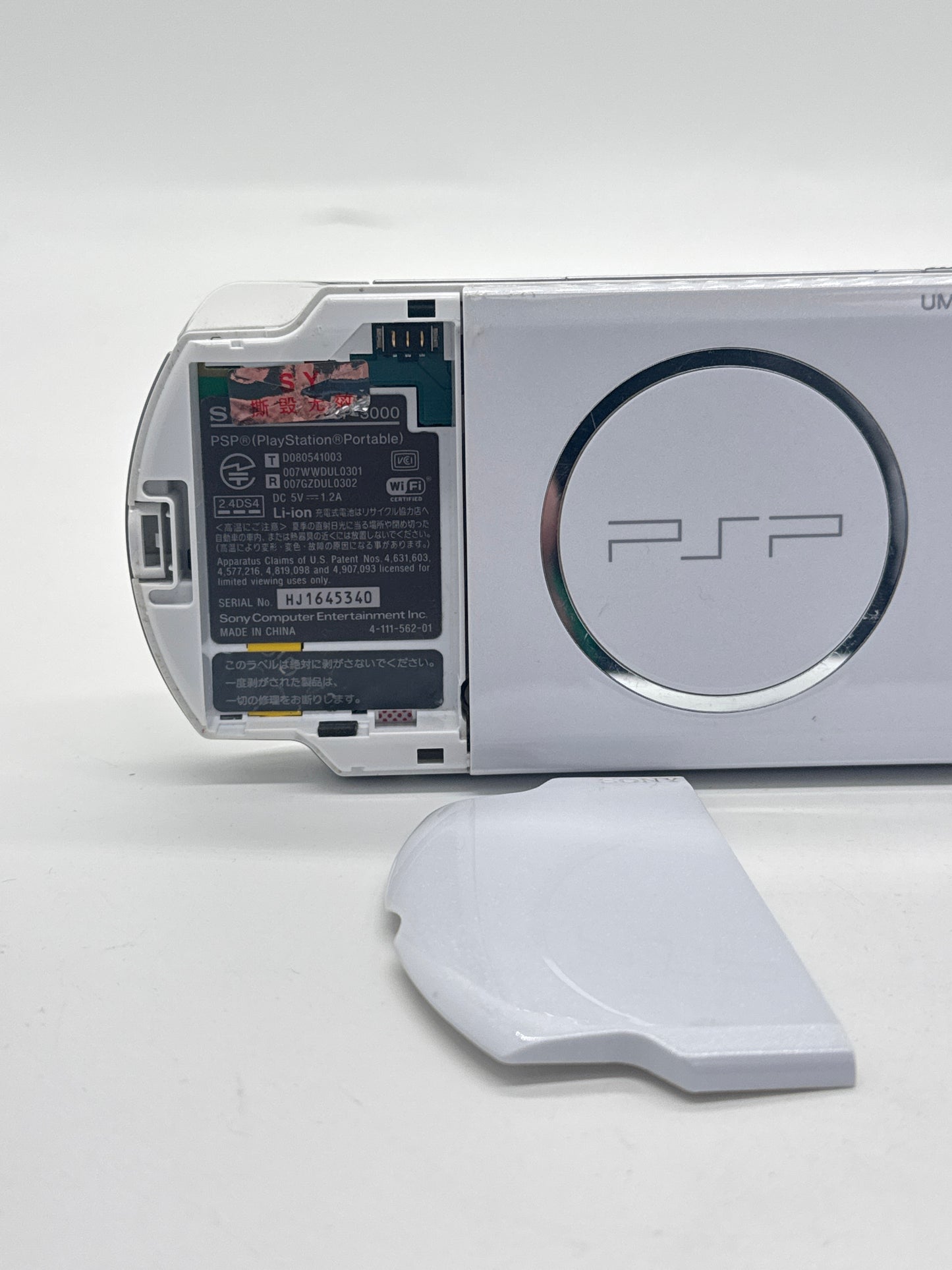Sony PSP-3000 Pearl White Console Only #99 No Battery No Charger AS IS