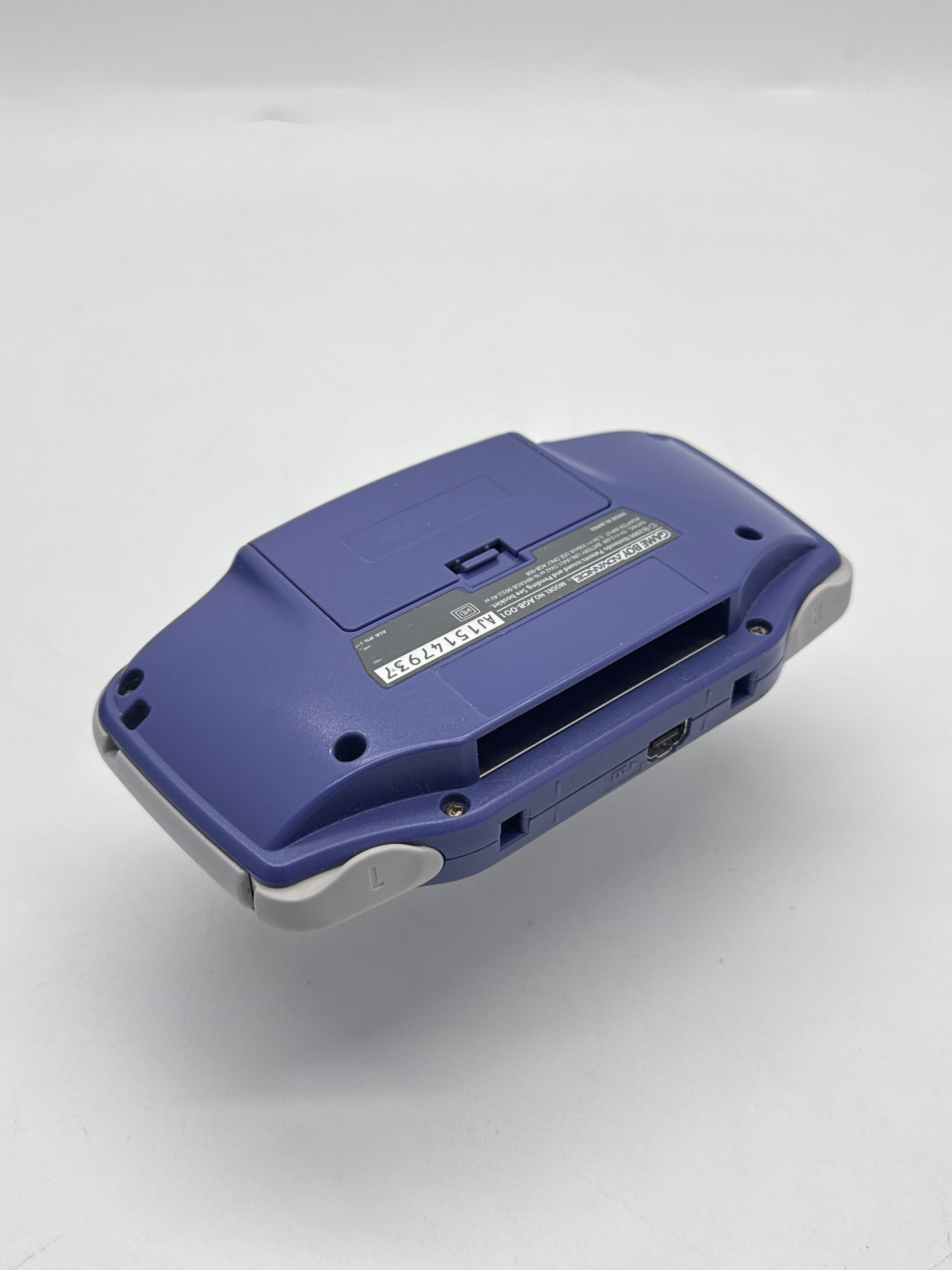Nintendo Game Boy Advance AGB-001 Purple Console #8 Aftermarket Lens or/and Shell