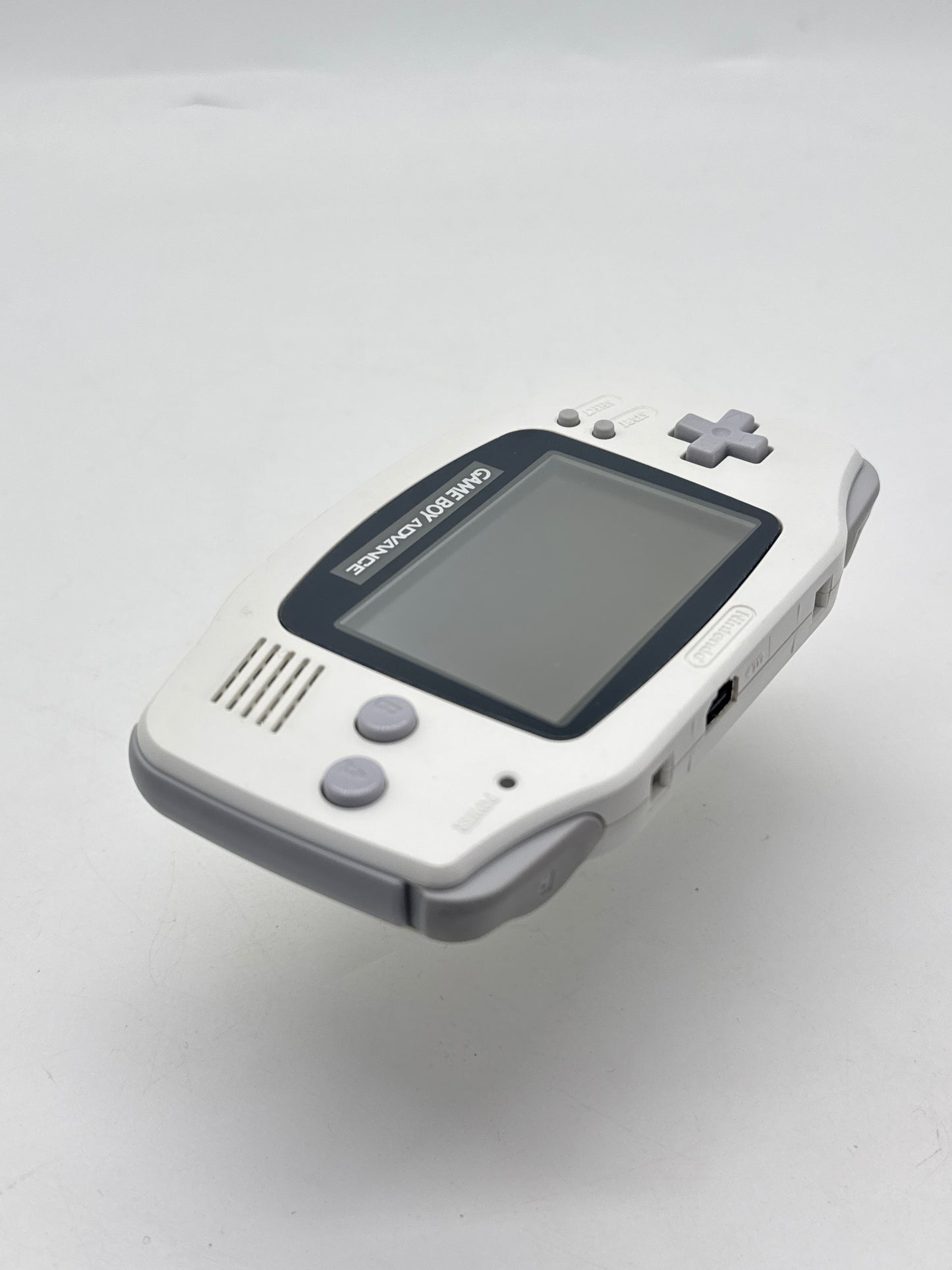 Nintendo Game Boy Advance AGB-001 White Console #6 Aftermarket Lens or/and Shell
