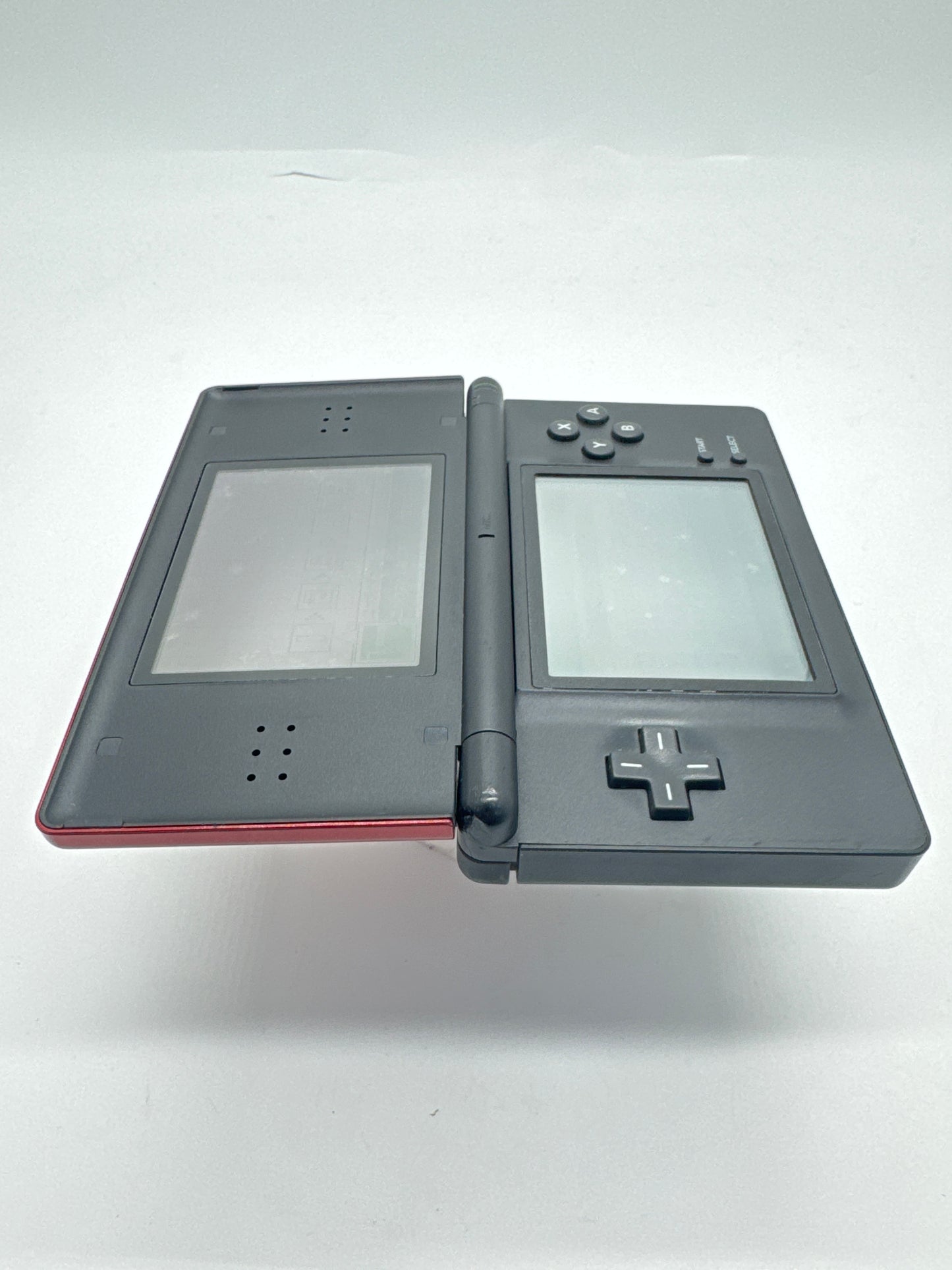 Nintendo DS Lite USG-001 Crimson Red Black Console #54 AS IS Touchscreen Not Working