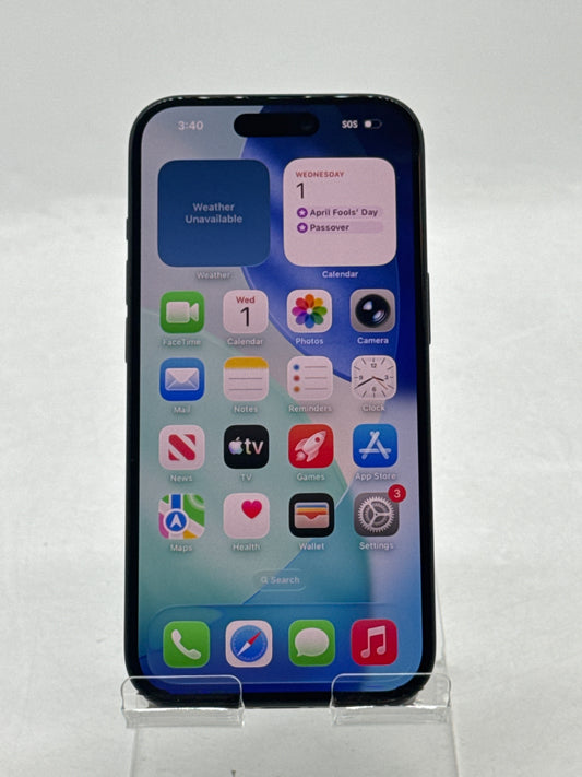 Boost Apple iPhone 15 A2846 128GB Black 92% Battery Health 282 Cycle