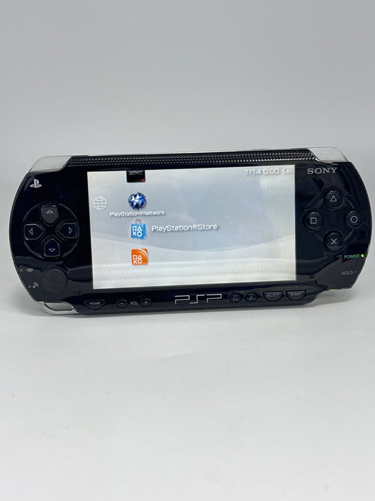 Sony PSP-1000 Piano Black Console #76 w/3600mAh Battery & No Charger