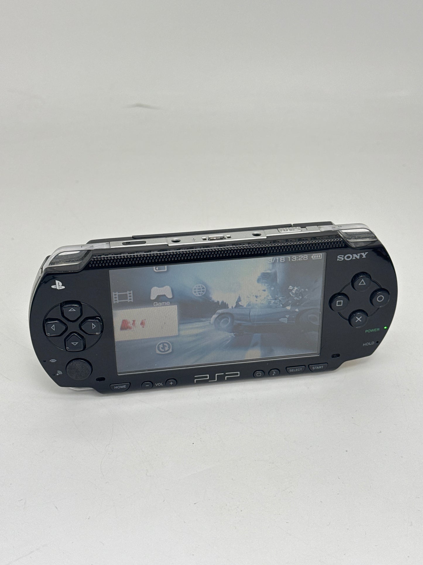 PlayStation Portable PSP-1000 Piano Black Console #669 Arrow Buttons Work w/ Defects