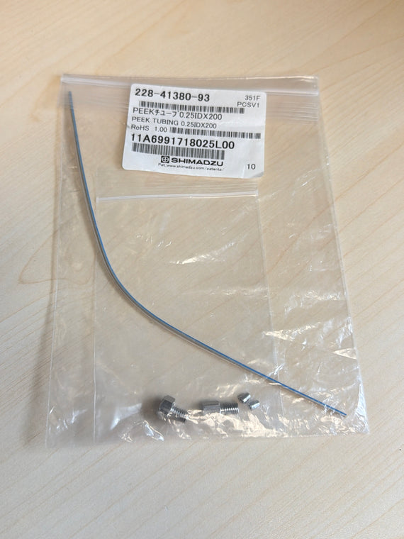 New Shimadzu 228-41380-93 PEEK tubing - Lot of 13