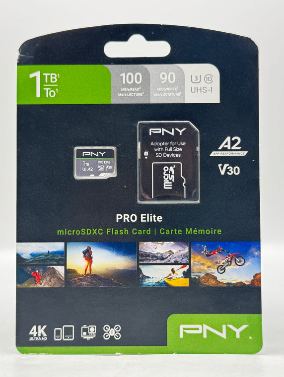 PNY PRO Elite MicroSDXC Flash Card New In Box