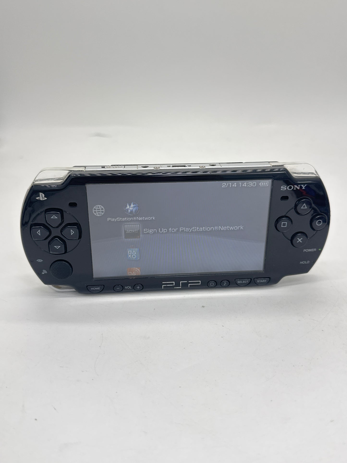 Sony PlayStation Portable PSP-2000 Piano Black Console #335 w/1200mAh Battery