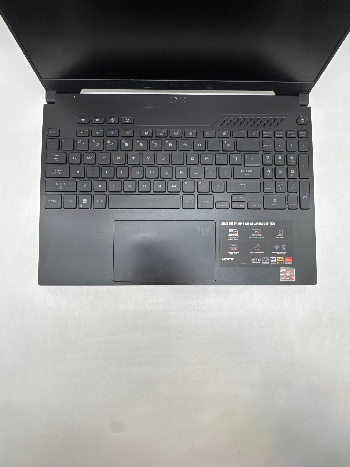 Asus TUF Gaming A16 16" 165Hz Ryzen 7735HS 16GB RAM 512GB SSD RX 7600S - Read!