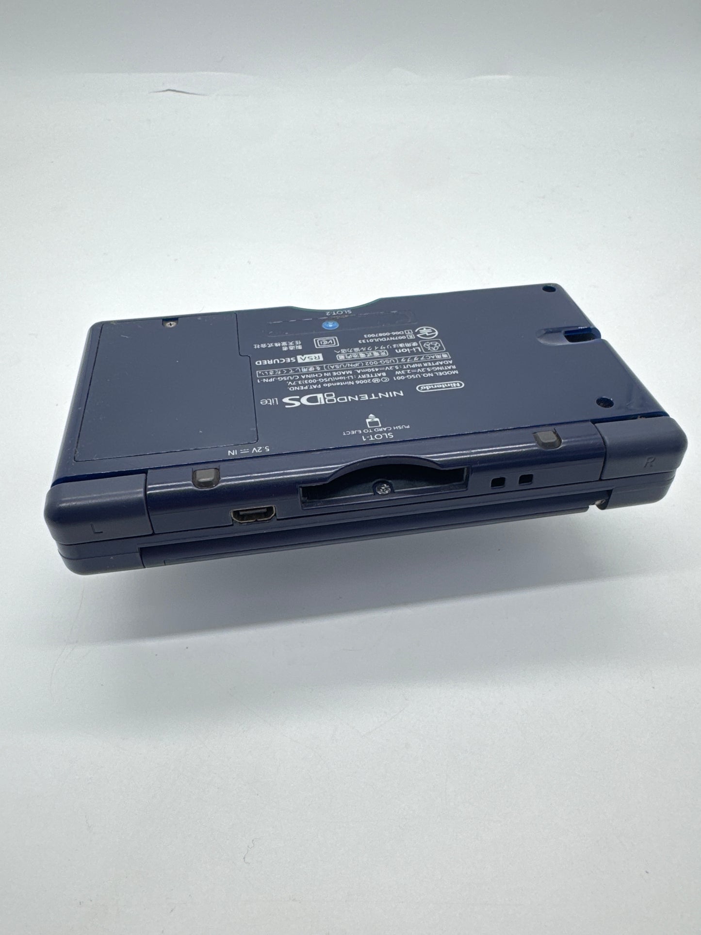 Nintendo DS Lite USG-001 Cobalt Blue Console #56 Bad Hinge